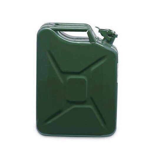 Canistra din metal pentru combustibil, Strend Pro JerriCan, verde, 20 L