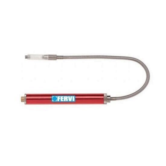 Recuperator flexibil magnetic, Fervi 0088, cu sursa de iluminat