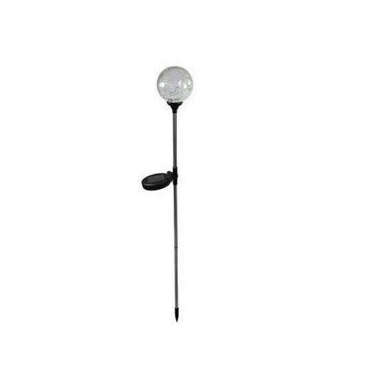 Lampa solara Strend Pro Mira, Led, 900 mm, otel si sticla, lumina multicolora