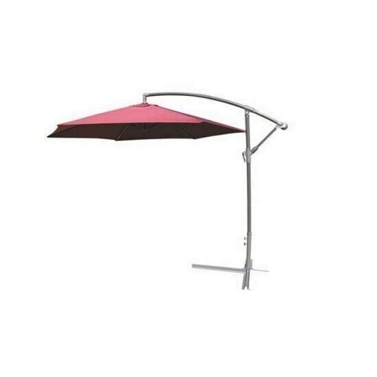 Umbrela de gradina cu brate de aluminiu, Strend Pro Victoria, deschidere 3 m