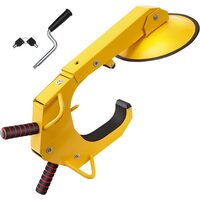 Antifurt blocator roti, Profesional, pentru anvelope cu latimea 160-380 mm, Cheie, Otel