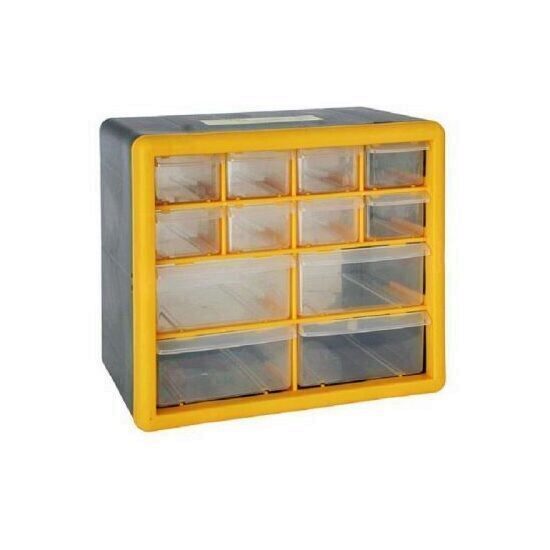 Organizator accesorii Strend Pro SBx3045-B, 12 sertare, 265x160x235 mm, maxim 12 kg