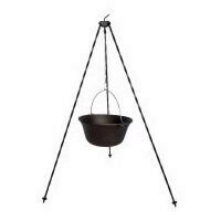 Set trepied cu ceaun din fonta, Strend Pro Castler, 10.8 litri