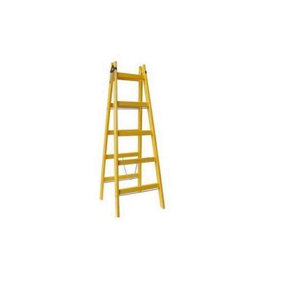 Scara din lemn 5 trepte Strend Pro DRD A, 1.65 m, greutate maxima 150 kG