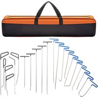 Kit pentru indreptare caroserie fara vopsire, 22 elemente, geanta transport