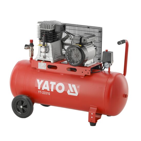 Compresor cu ulei, 2 racorduri, 2200W, 100l, 360l/min, 10Bar, 2850 rpm