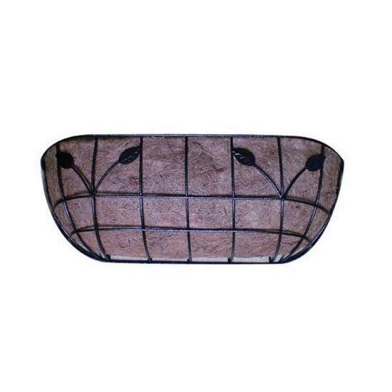 Suport pentru flori din cocos si metal Strend Pro CocoH-38, 62x19x17cm