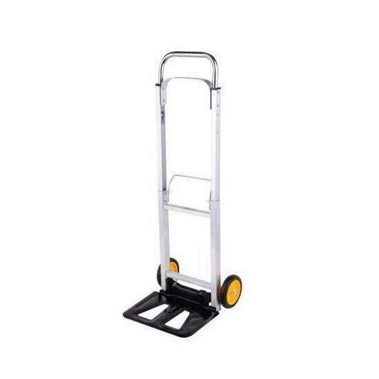 Transpalet 2 roti, pliabil, maner telescopic, Vorel C90, greutate maxim admisa 90 kG, aluminiu