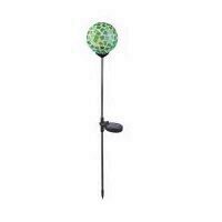 Lampa solara cu led, Strend Pro Meissa, 850 mm, sticla si otel inoxidabil, verde