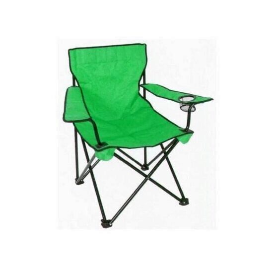 Scaun pliant camping, Strend Pro BC2012A, verde, 53x53x90 cm, max. 120 kg