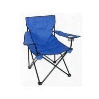 Scaun pliant camping, Strend Pro BC2012A, albastru, 53x53x90 cm, max. 120 kg