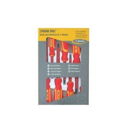 Set surubelnite electricieni Strend Pro YF20719, VDE 1000V, 7 buc., Cr-V