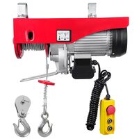 Electropalan 1600 W, Telecomanda cu fir, Inaltime max de ridicare 6/12 m, viteza 10 m/min, capacitate 500 / 1000 kg