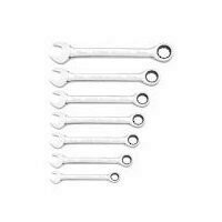 Set chei combinate cu clichet, Fervi 0700, 7 buc in set, 8-19 mm, Cr-V
