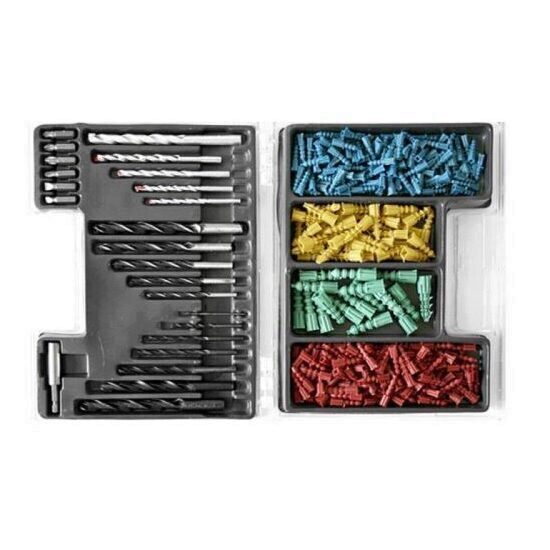 Set burghie, biti si dibluri, Strend Pro MS517, 300 buc., valiza plastic