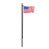 Catarg cu steagul Germaniei, Inaltime 6 m, Aluminiu, Negru