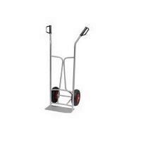 Transpalet cu 2 roti gonflabile. zinc, Strend Pro Massmover 260 BZ, max. 250 kg