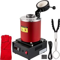 Cuptor topire metal, Creuzet grafit, Accesorii incluse, Capacitate 3 kg, 1150 ℃, 1750 W