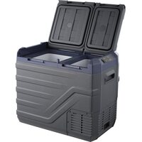 Frigider auto cu compresor, 40 l, 2 x zona racire, 618 x 376 x 514 mm, 12/24 V DC, 110-240 V AC, -20 ℃ pana la 20 ℃, Bluetooth, 60 W