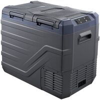 Frigider auto cu compresor, 40 l, 2 x zona racire, 618 x 376 x 514 mm, 12/24 V DC, 110-240 V AC, -20 ℃ pana la 20 ℃, Bluetooth, 60 W, USB