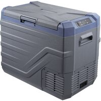 Frigider auto cu compresor, 45 l, 2 x zona racire, 618 x 376 x 514 mm, 12/24 V DC, 110-240 V AC, -20 ℃ pana la 20 ℃, Bluetooth, 60 W, USB
