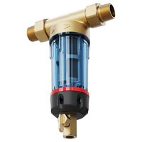 Filtru sedimente pentru toata casa, Centrifugal, 40 microni, Debit 4 T/h, curatare automata, Instalare universal, 3/4" GM + 1" GM + 3/4" GF