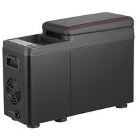 Frigider auto cu compresor, Cotiera, 8 l, 538 x 190 x 390 mm, 12/24 V DC, 110-240 V AC, -20 ℃ la 20 ℃, Bluetooth, 45 W, Incarcare Wireless telefon