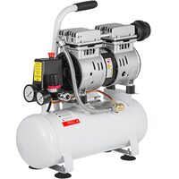 Compresor fara ulei, ultra silentios 58 dB, 550W, 9 l, 110 l/min, 8 Bar, 1440 rpm