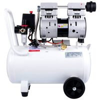 Compresor fara ulei, ultra silentios 58 dB, 850W, 30 l, 165 l/min, 8 Bar, 1440 rpm