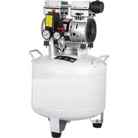 Compresor fara ulei, Vertical, ultra silentios 58 dB, 850W, 40 l, 110 l/min, 8 Bar, 1440 rpm, 2 x manometre
