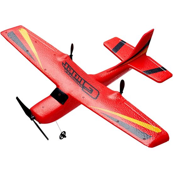 Avion cu telecomanda Cessna 2.4 GHz, 2 x baterii 350 mAh, timp de operare 40 min, 300 x 350 x 90 mm, Giroscop stabilizator 6 axe 