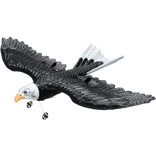 Avion cu telecomanda Eagle, 2.4 GHz, 2 x baterii 220 mAh, timp de operare 30 min, 290 x 410 x 90 mm, Giroscop stabilizator 6 axe, Raza 150 m
