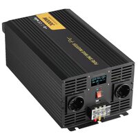 Invertor de putere cu unda sinusoidala pura 3000 W, 24VDC-230VAC, port USB, telecomanda, afisaj LCD