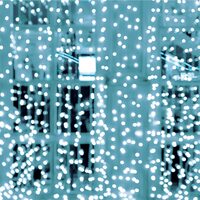 Perdea de lumini 200 x LED, 2x2 m, Lumina alb rece, IP44, Temporizator, 8 x memorie
