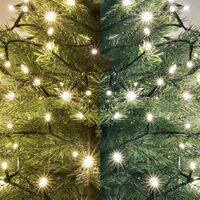 Instalatie luminoasa de exterior, 300 x Led, Lumina calda si rece, Lungime 21 m, 220 V, 5 programe