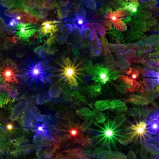 Instalatie luminoasa, Lumina rece, 300 x Led, Lungime 30 m, 8 programe, Timer, IP44, 220V