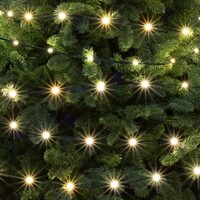 Instalatie luminoasa, Lumina calda, 500 x Led, Lungime 50 m, 8 programe, Timer, IP44, 220V