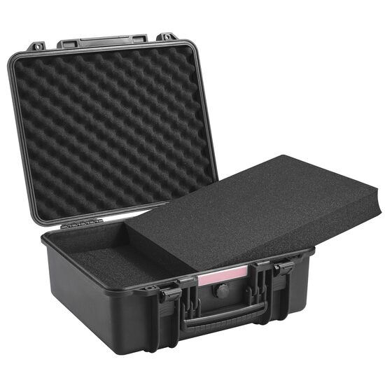 Caseta etansa pentru 6 pistoale, IP67, interior pretaiat, 491 × 434 × 211 mm, supapa presiune, rezistent la socuri