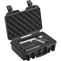 Caseta etansa pentru 1 pistol si munitie, IP67, interior pretaiat, 320 × 240 × 118 mm, supapa presiune, rezistent la socuri