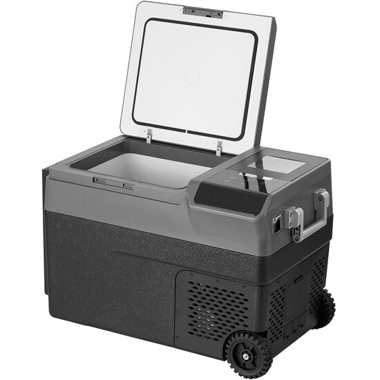 Frigider auto cu compresor, 35 l, Functie de producere cuburi de gheata, 730 x 420 x 480 mm, 12/24 V DC, 110-240 V AC, -20 ℃ pana la 20 ℃