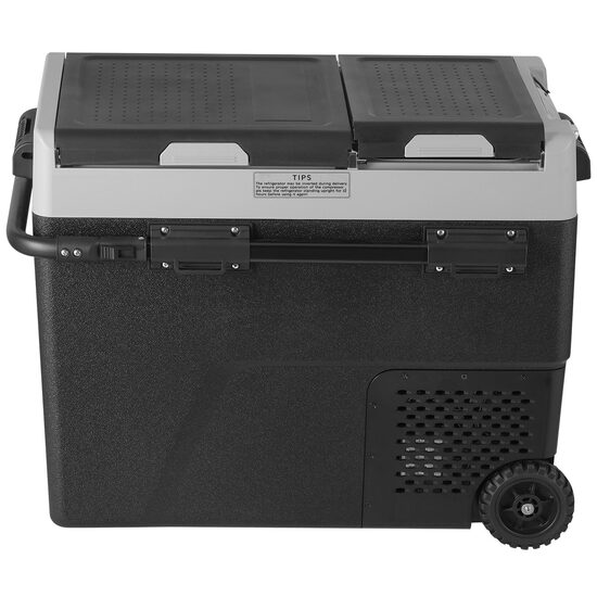 Frigider auto cu compresor, 2 x zone racire, 58 l, Ecran LED si control Bluetooth, 753 x 461 x 558 mm, 12/24 V DC, 110-240 V AC, -20 ℃ pana la 20 ℃