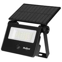 Proiector solar cu senzor de miscare si lumina, 6500K, 800 lm, IP54, 6 W, 125 x 91 x 33 mm