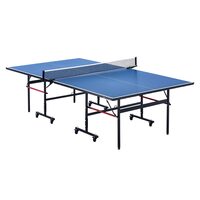 Masa tenis 2740x1525x760 mm, Pliabila, 8 x roti, Interior, fileu inclus, grosime 18 mm