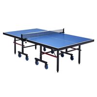 Masa tenis 2740x1525x760 mm, Pliabila, 8 x roti, Interior, fileu inclus, grosime 25 mm