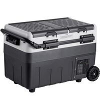 Frigider auto cu compresor, 40 l, 2 x zona racire, 708 x 440 x 473 mm, 12/24 V DC, 110-240 V AC, -20 ℃ pana la 20 ℃, Bluetooth, 60 W, USB