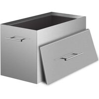 Oala pentru sterilizare conserve, 520.7 x 292.1 x 330.2 mm, 2 x niveluri, Inox alimentar, Capac