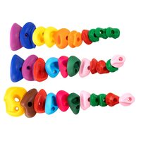 Set 32 pietre de catarat, Multicolor, accesorii prindere incluse, max 105 kg