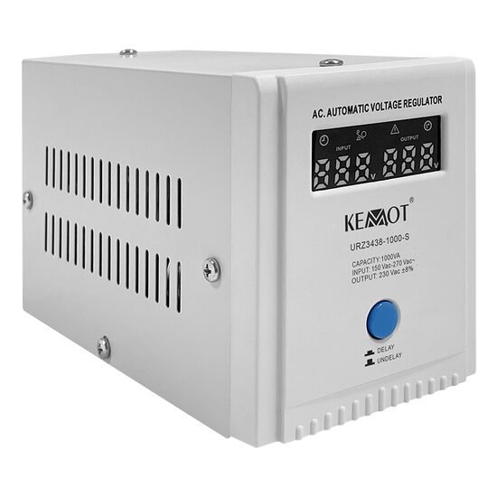 Stabilizator de tensiune automat 1000 VA / 700 W, 150 - 270 V AC, Monofazat, 90 x 179 x 112 mm
