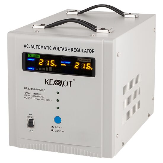 Stabilizator de tensiune automat 10000 VA / 7000 W, 150 - 270 V AC, Monofazat, 182 x 312 x 203 mm