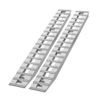 Set 2 rampe pentru incarcare /descarcare capacitate maxima 4536 Kg, Aluminiu, 2745 x 380 x 82 mm